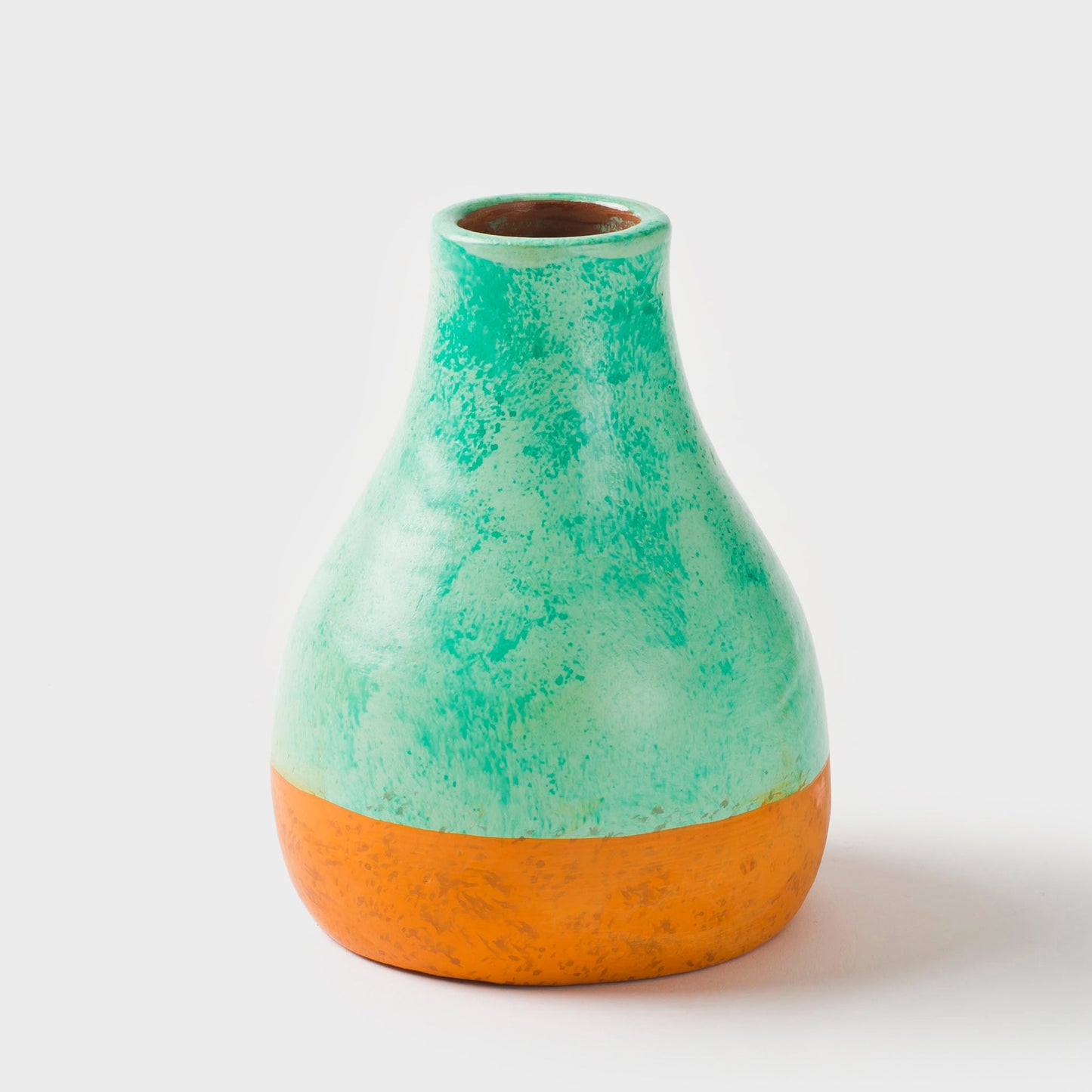 Washed Verdigris Bud Vase