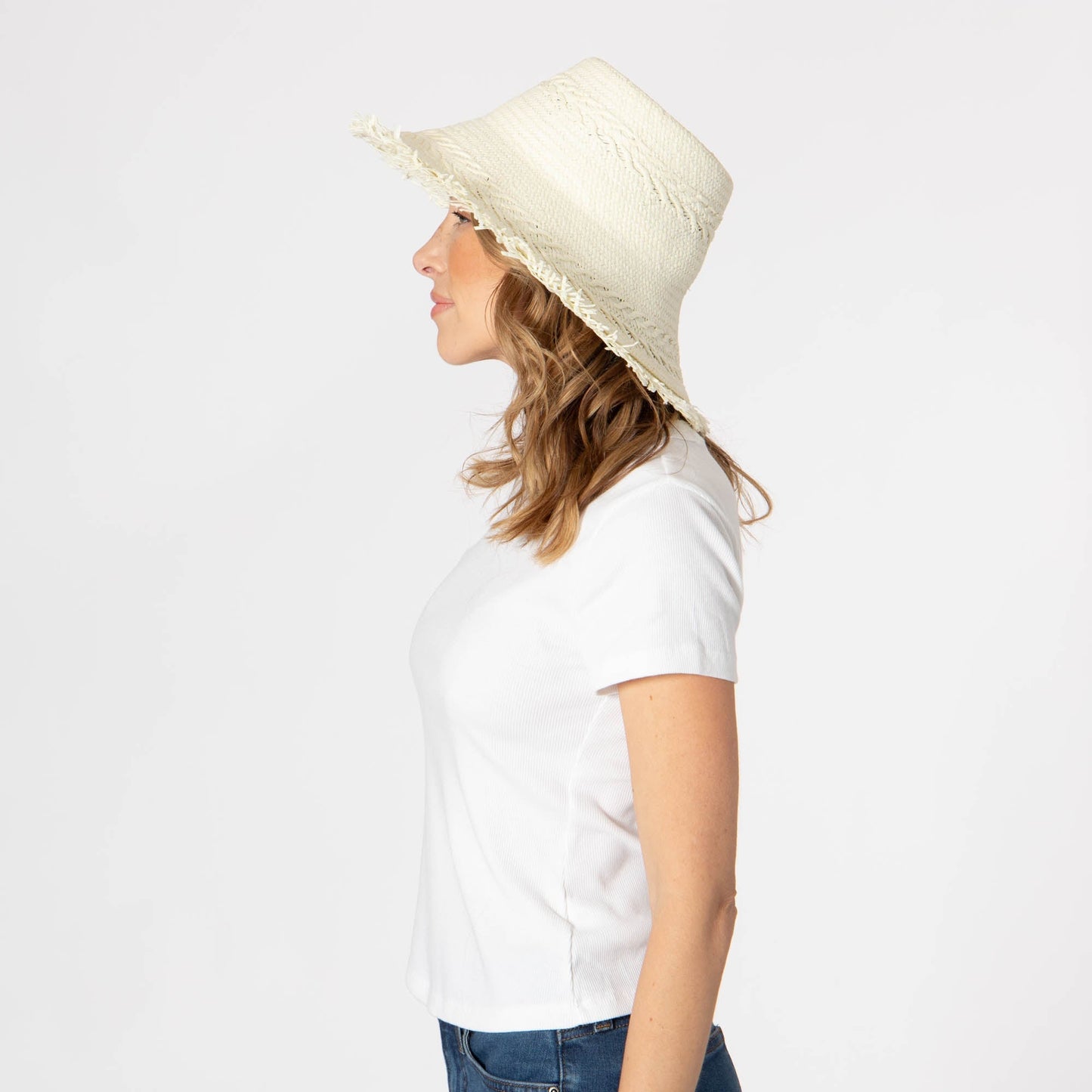 Fair Winds - Woven Toyo Straw Bell Hat