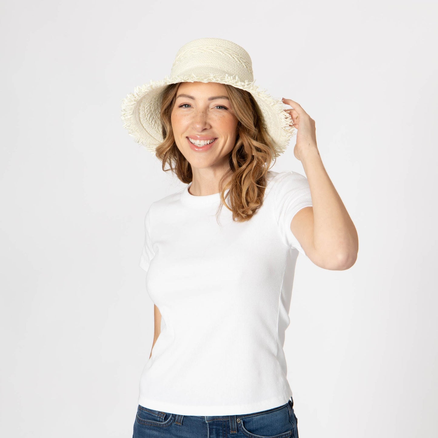 Fair Winds - Woven Toyo Straw Bell Hat