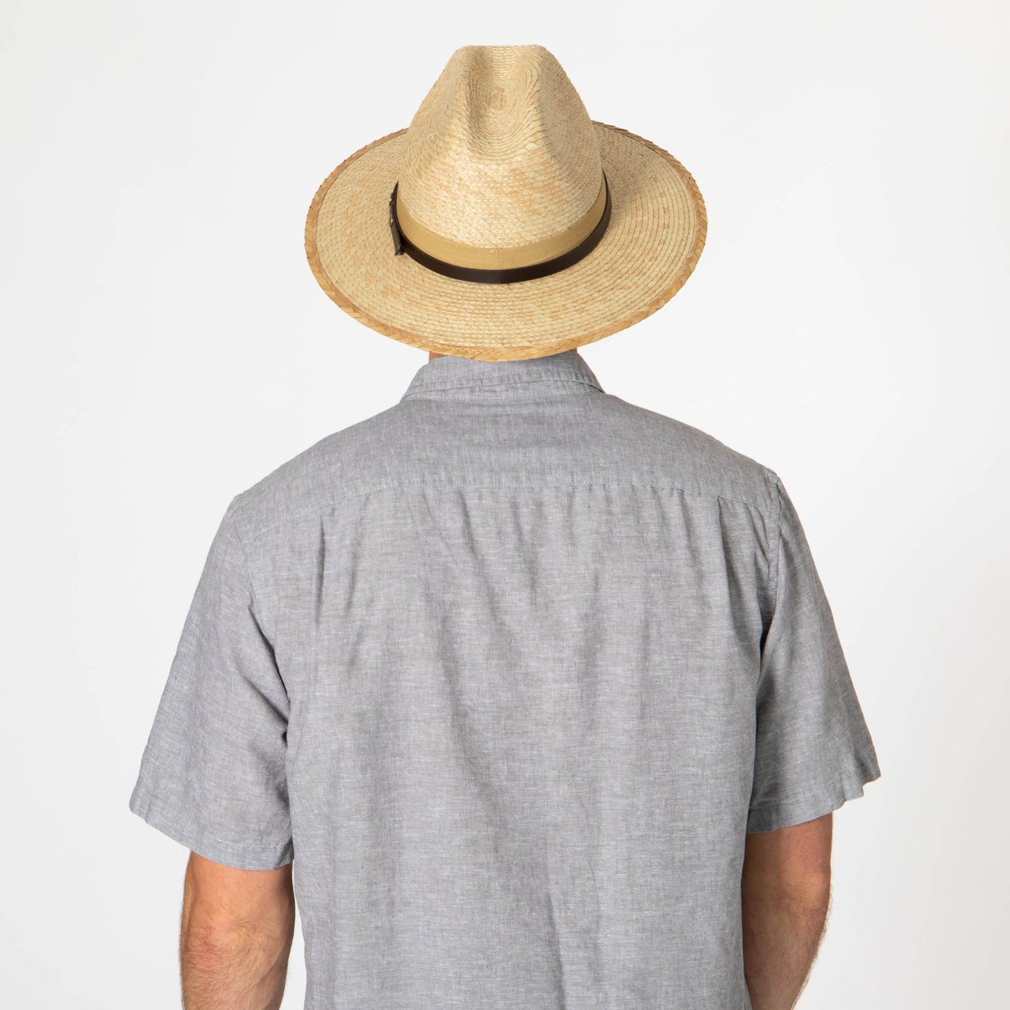 Men's Cattleman's Crease Fedora with Removable Band