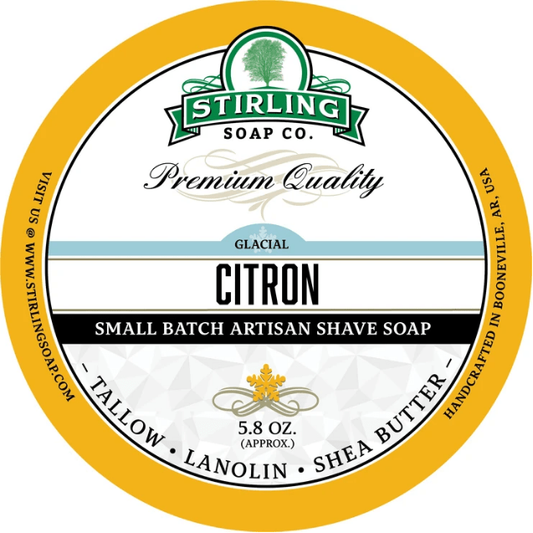 Stirling Soap Co. Glacial Citron Shaving Collection