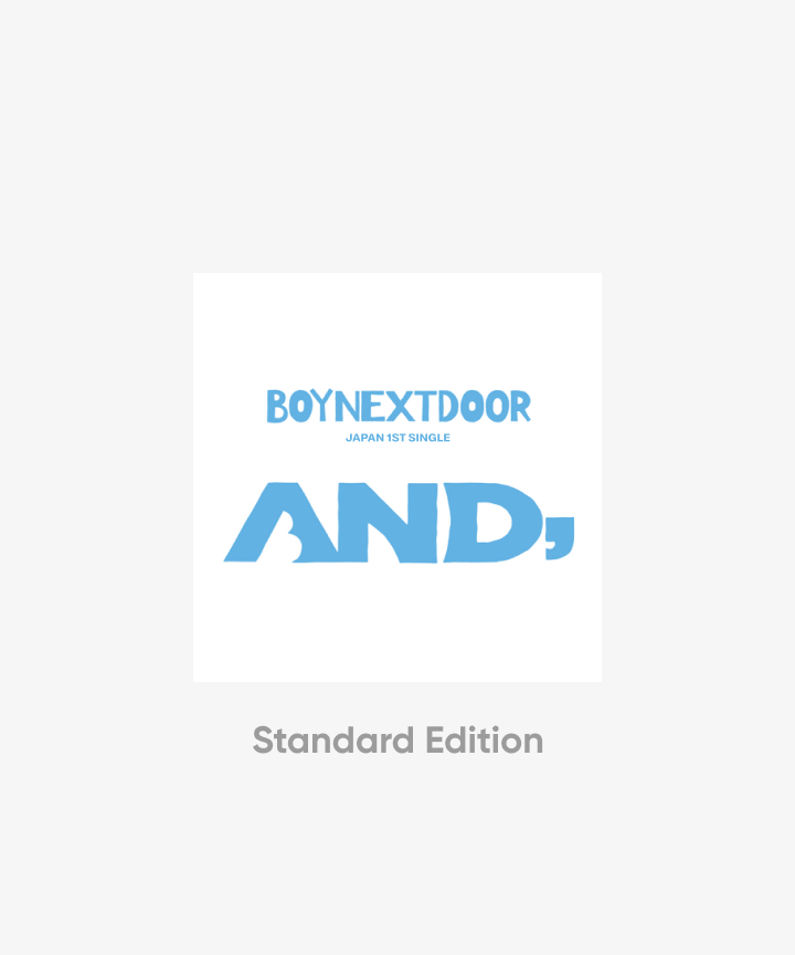 BoyNextDoor - And, Japan 1st Single Album (Standard Edition)
