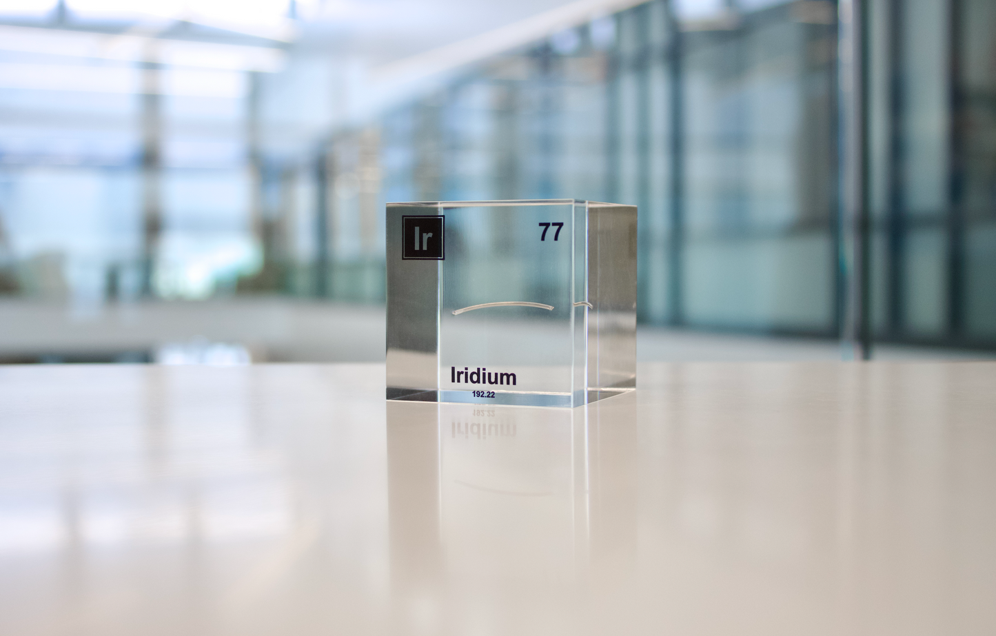 Iridium Element Cube