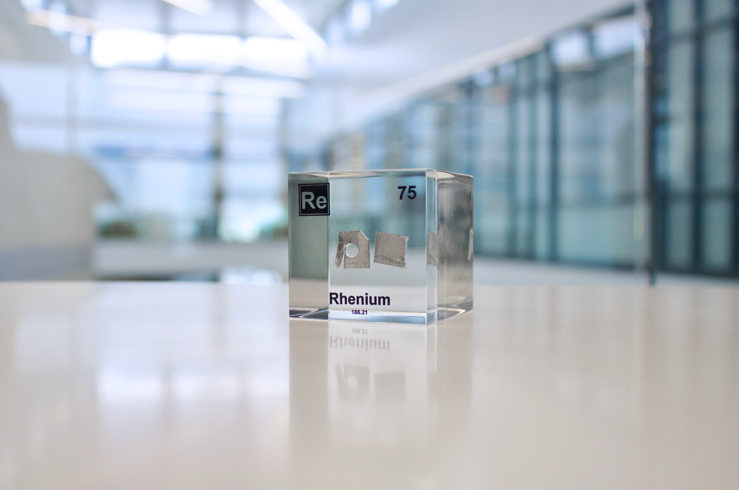 Rhenium Element Cube