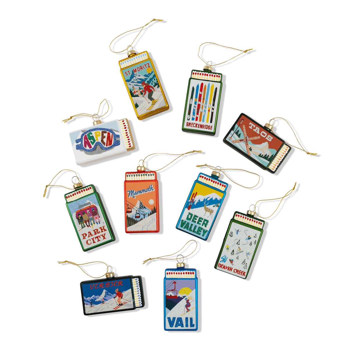 Matchbook Ornament - Vail
