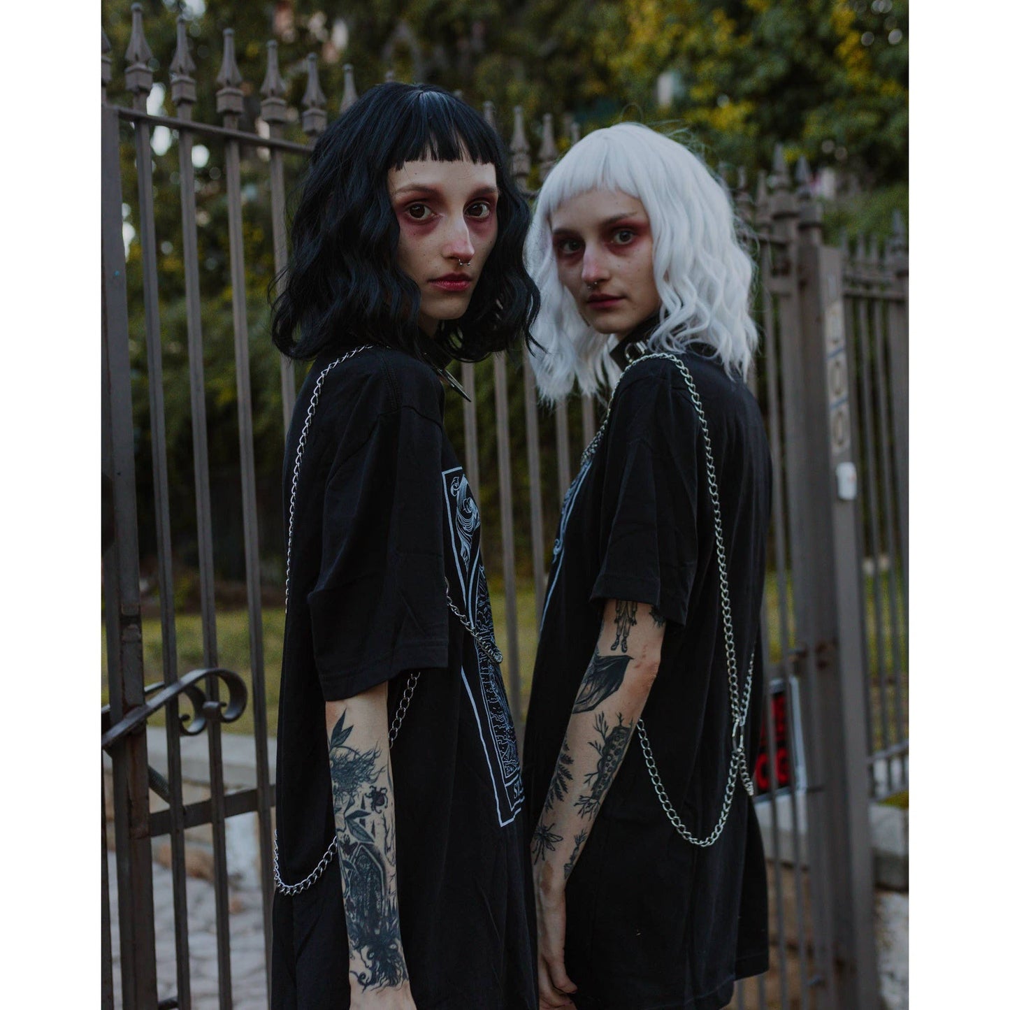 Sacrifiant Harness Body Jewelry | Silver Metal Chain Fashion Harness Accessory