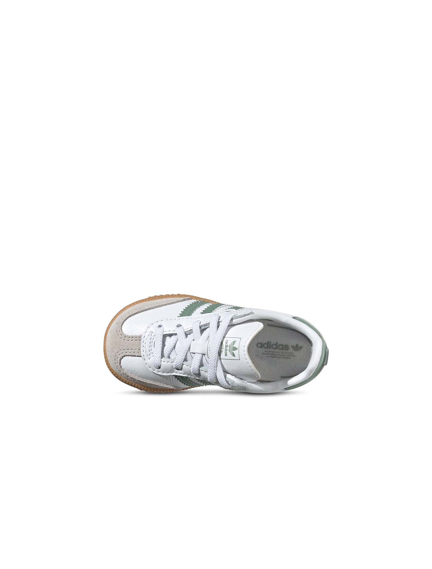 Adidas (TD) Samba - Cloud White/Green