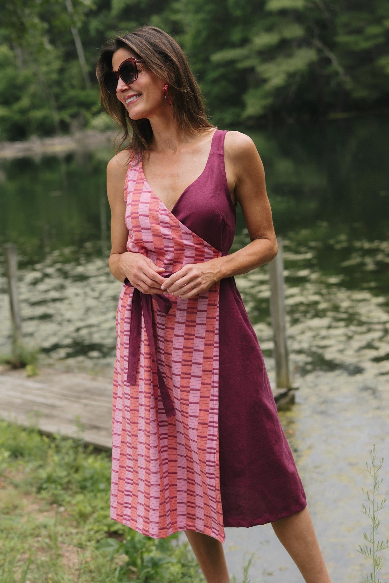 Rove Dress (Updated) in Hibiscus