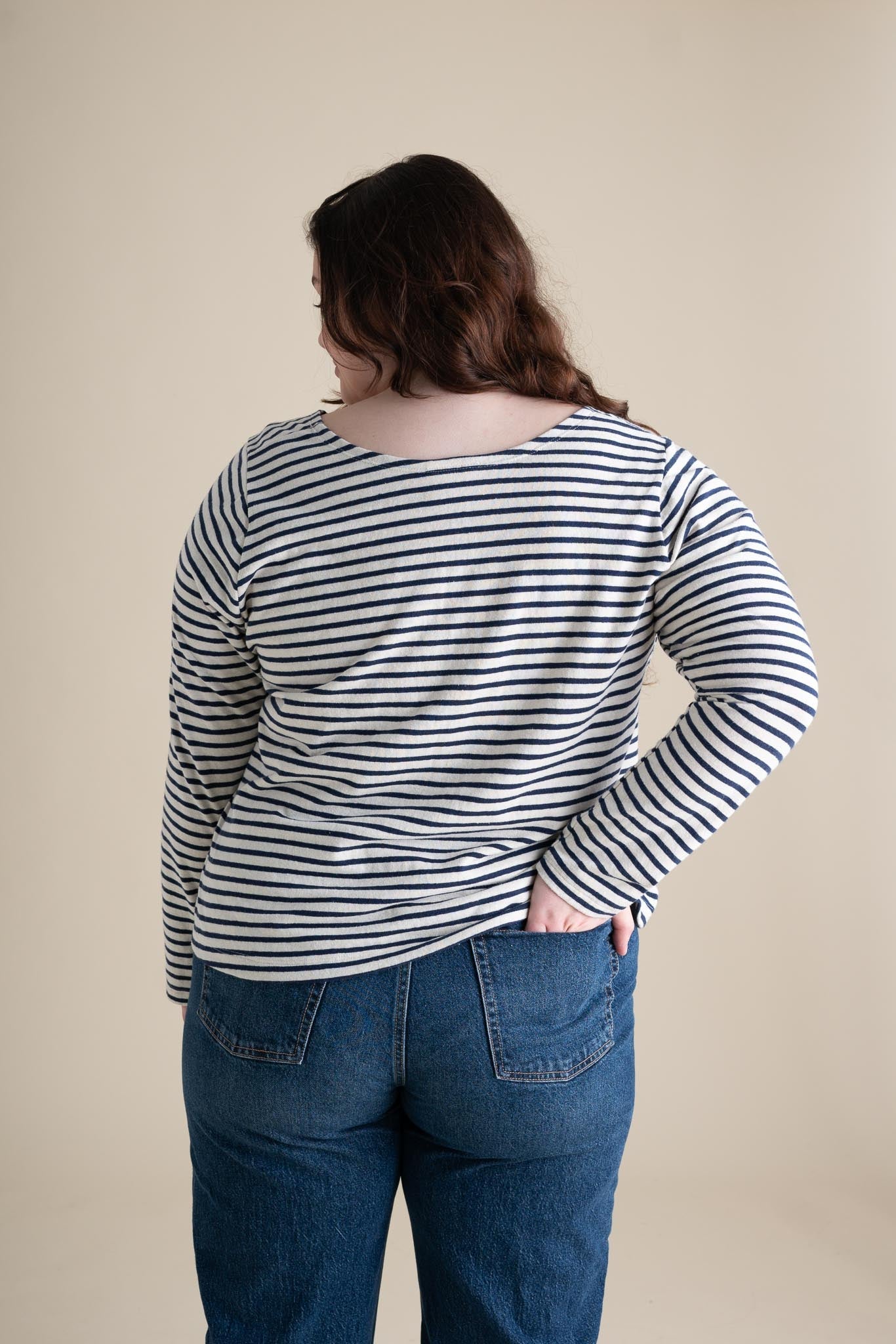 Riverside Scoop Top in Coastal