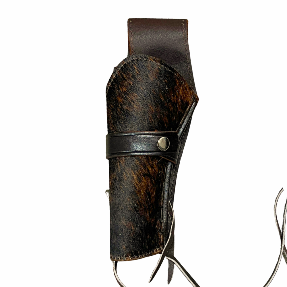 Hip Draw Western Holster | Real Cowhide - Chocolate