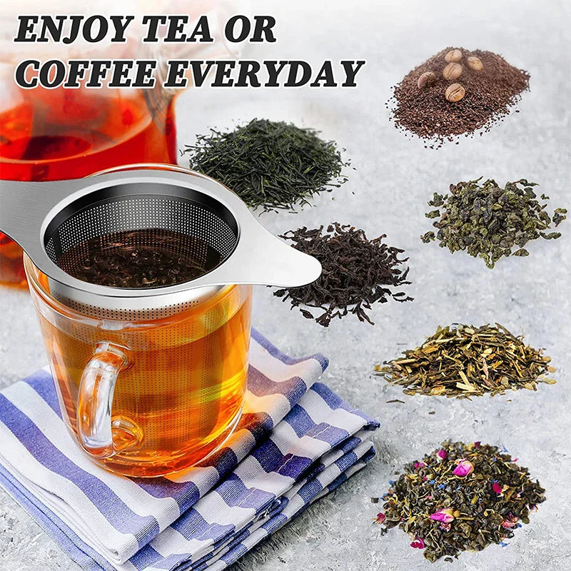 1 Piece Tea Infuser Basket Stainless Steel Tea Strainer Tea Filter With Small Strainer And Lid Tea Diffuser For Loose Tea YY088