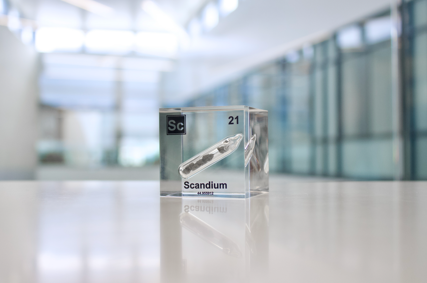 Scandium Element Cube