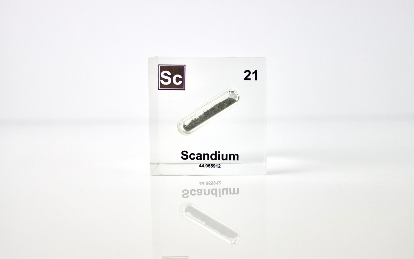 Scandium Element Cube