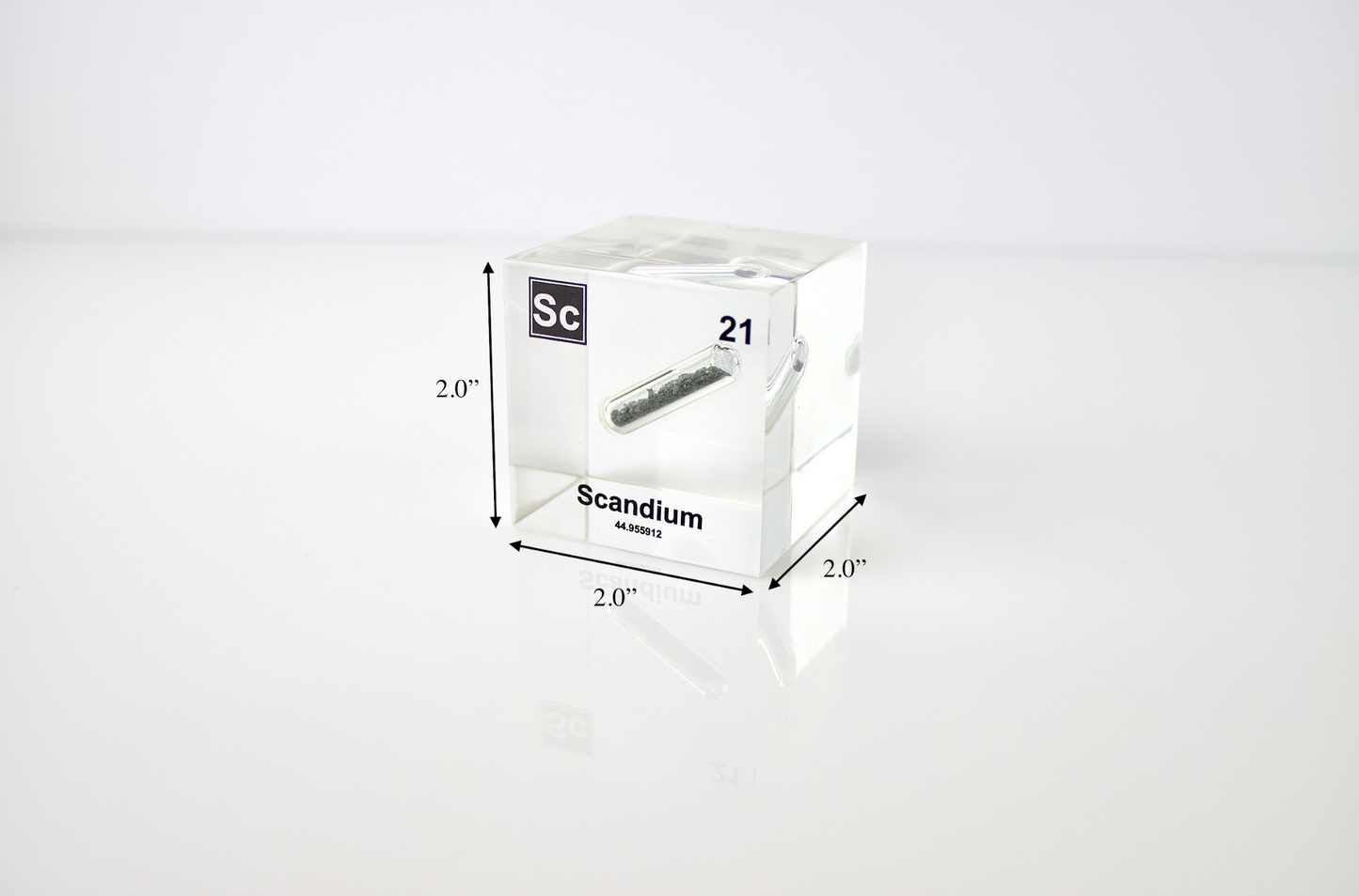 Scandium Element Cube