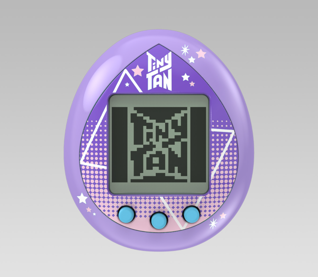 BTS x Tinytan Tamagotchi (Purple/Red Ver)