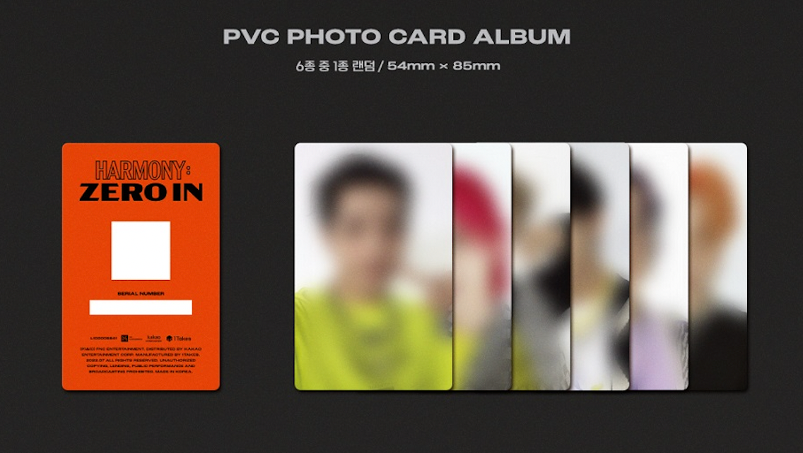 P1Harmony 4th Mini Album - Harmony : Zero In