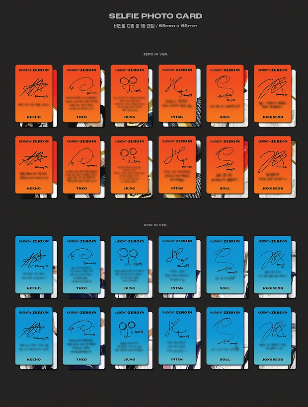 P1Harmony 4th Mini Album - Harmony : Zero In