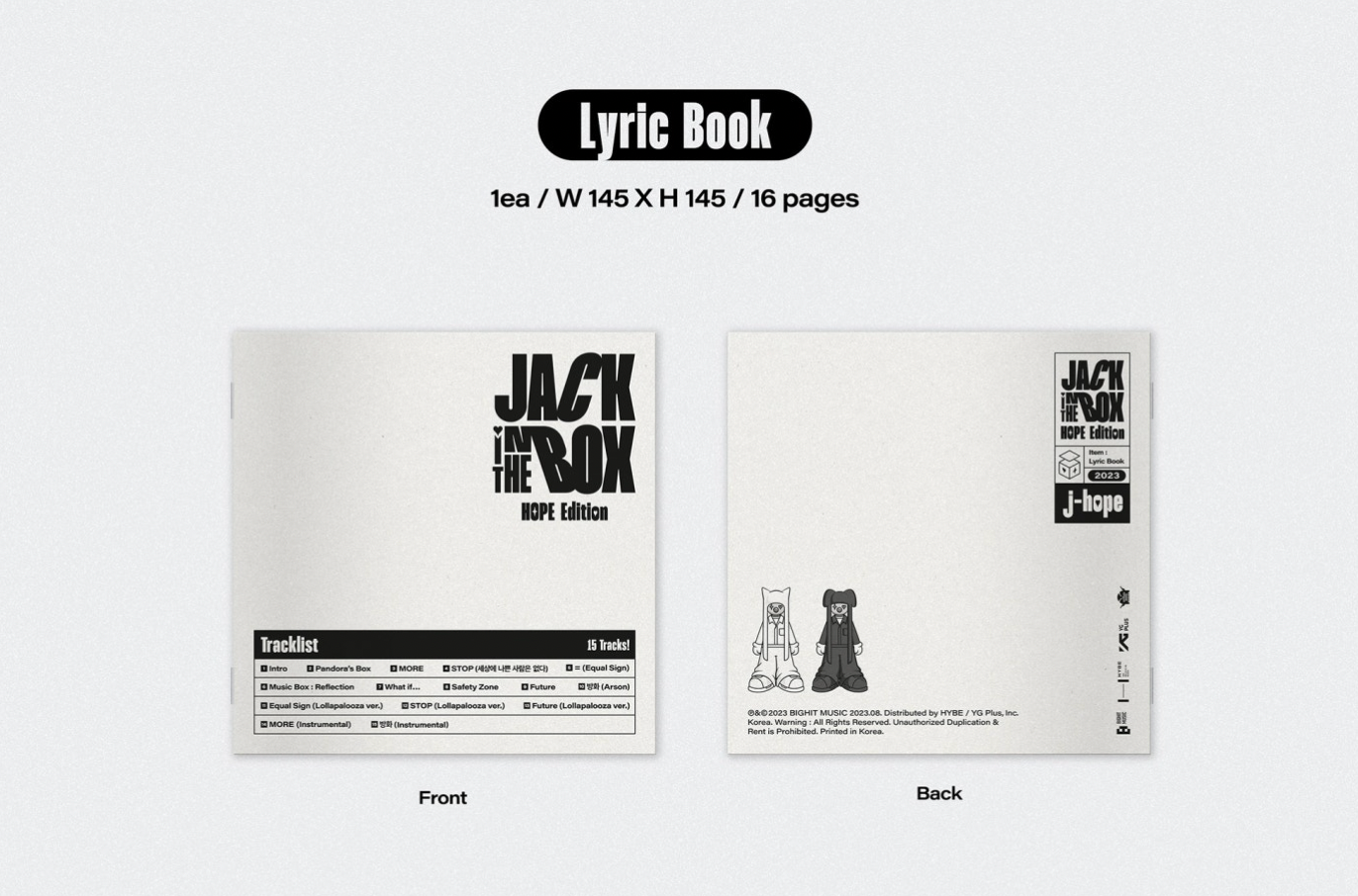 BTS J-Hope - Jack In The Box (Hope Edition)