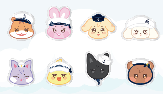 ATEEZ x ANITEEZ Adventure Pop-Up Merch - ANITEEZ In Illusion (Character Line)