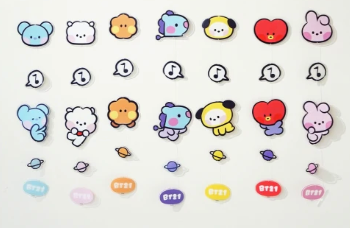 BT21 Minini Acrylic Mobil