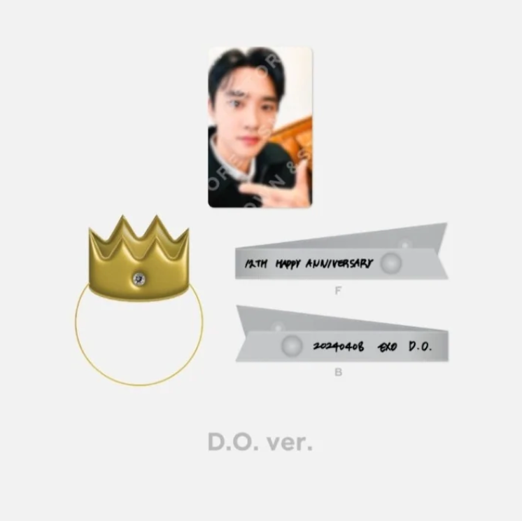 EXO - 12Th Anniversary Official MD Doll Prop Set