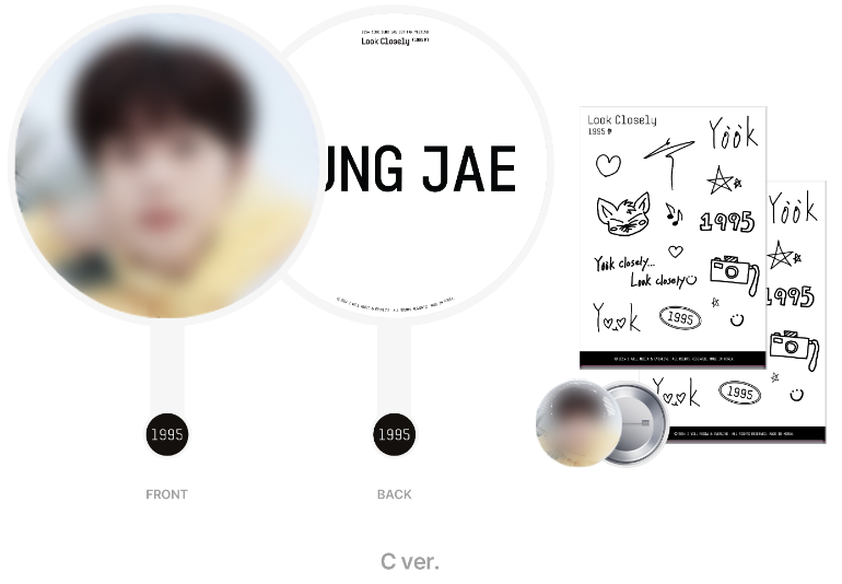 Yook Sung Jae - [Look Closely] 1st Fan Meeting 2024 Official MD Image Picket