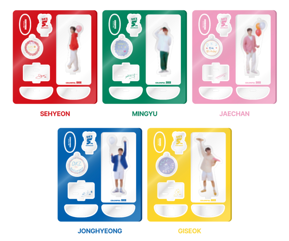 DKZ - 5th Anniversary Pop-Up Official MD Diy Aclylic Kit