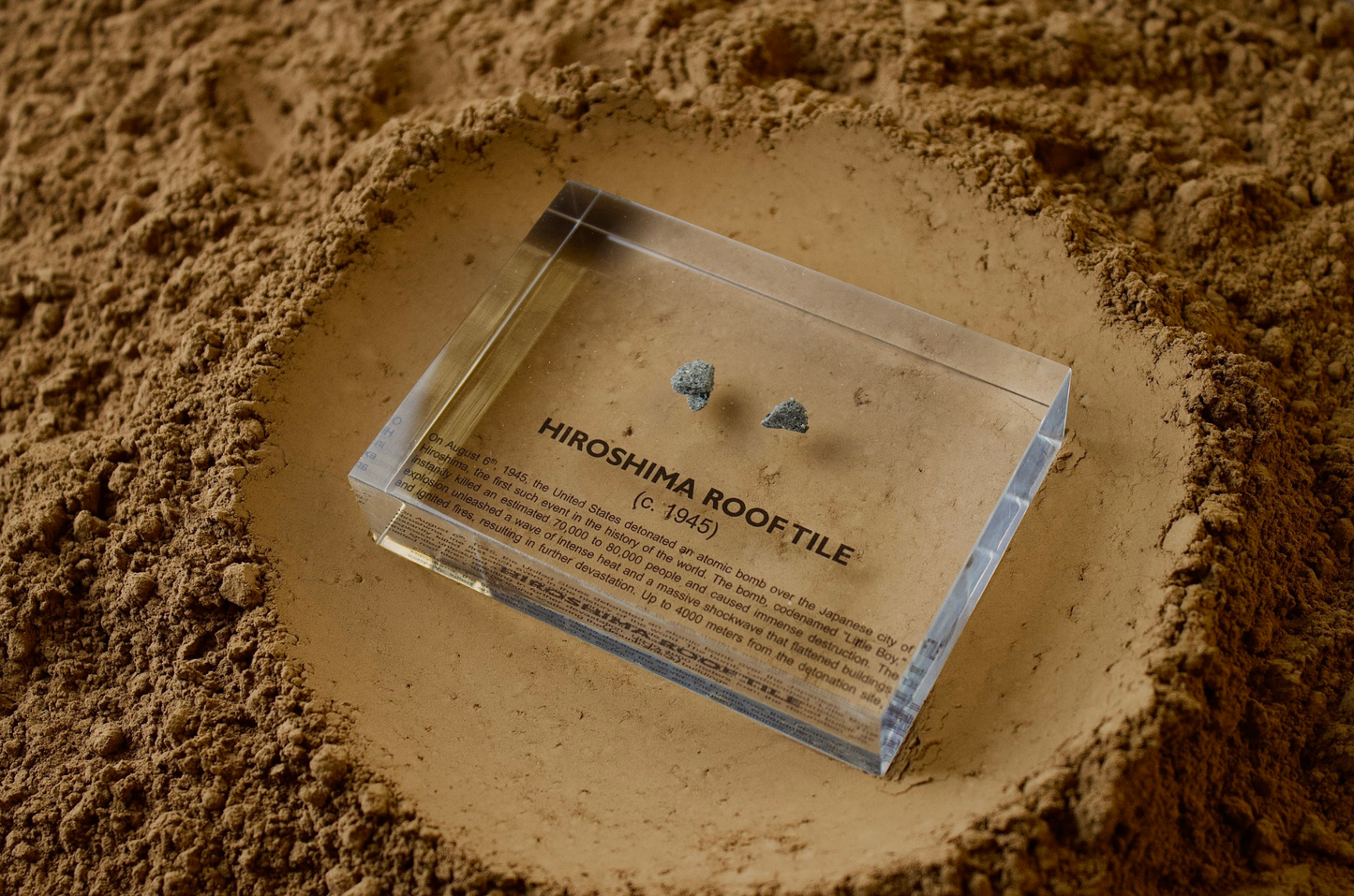 Hiroshima Tile Artifact Display