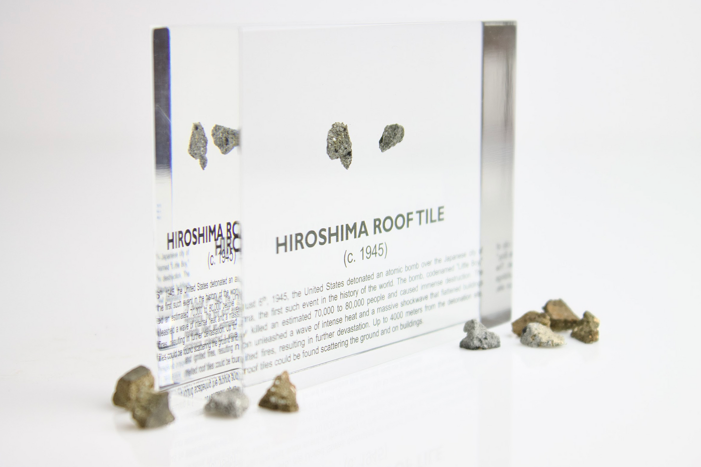 Hiroshima Tile Artifact Display
