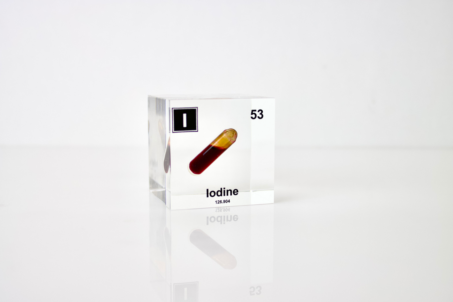 Iodine Element Cube