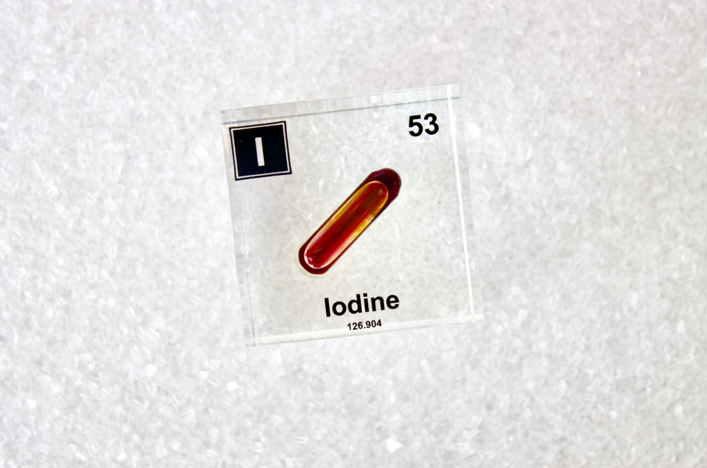 Iodine Element Cube