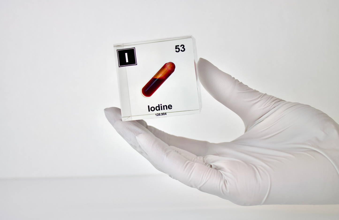 Iodine Element Cube