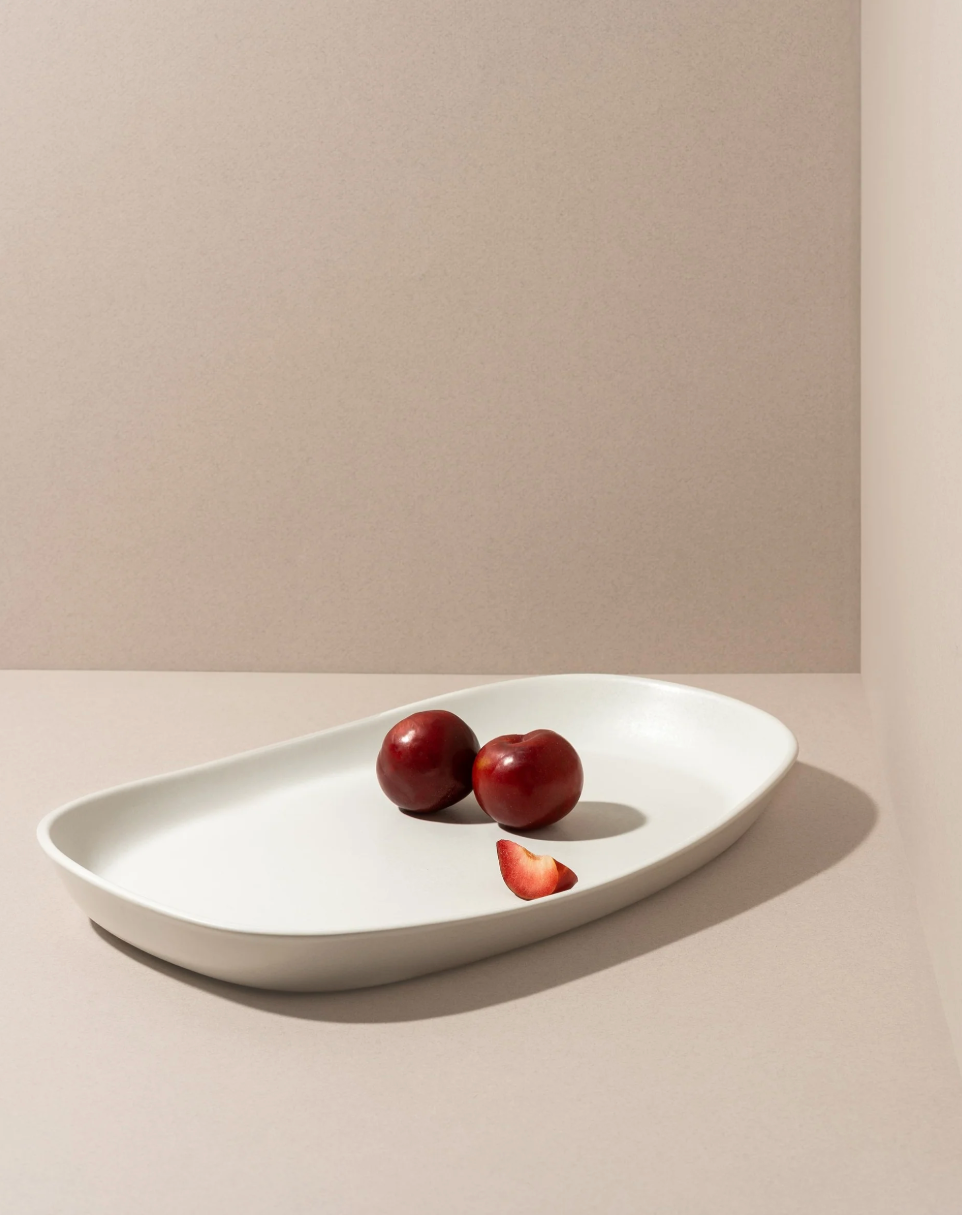 Mini Long Stoneware Serving Platter - Small