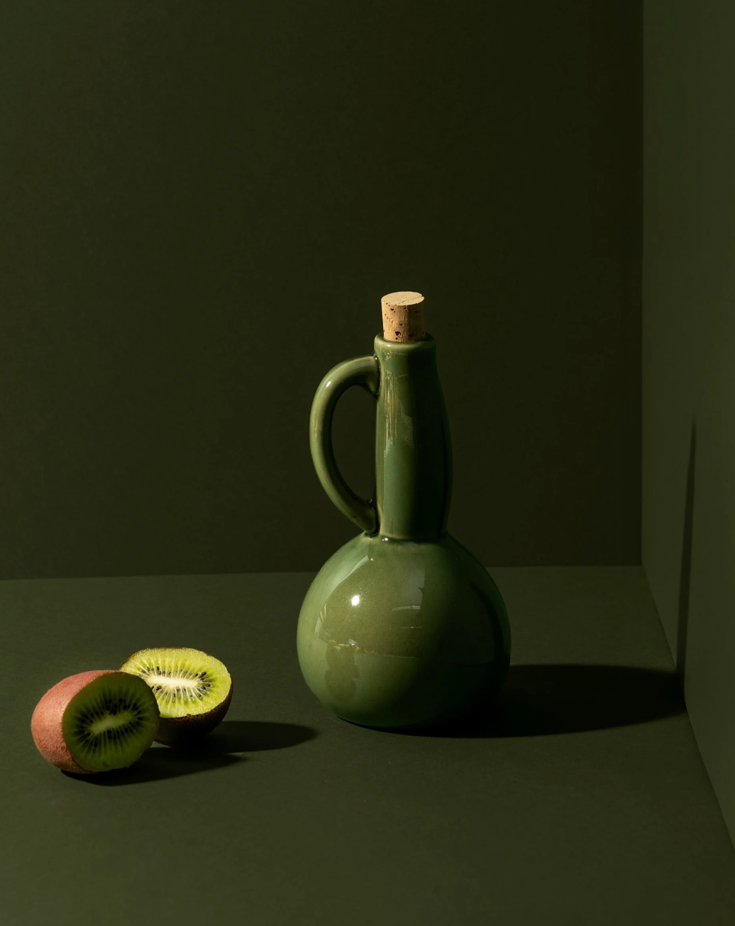 Stoneware Olive Oil Dispenser - Dadasi 15 oz