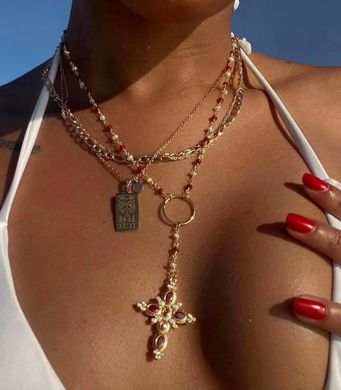 The Aalia Ruby Rosary