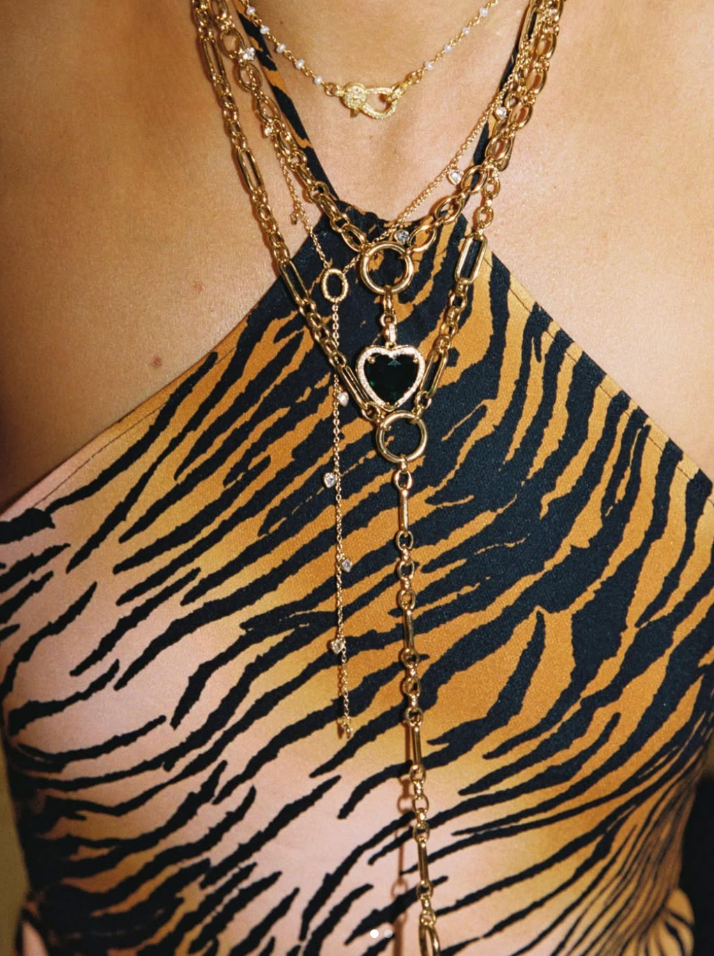 The Jules Necklace Emerald