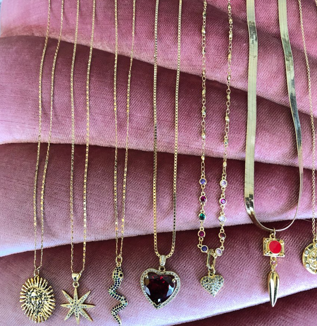 The Ruby Heart Necklace