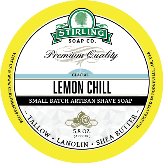 Stirling Soap Co. Glacial - Lemon Chill Shaving Collection