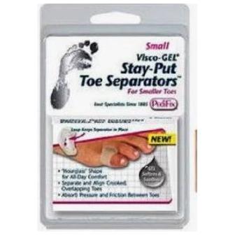PediFix Visco Gel Stay Put Toe Separator 2 Count - Small