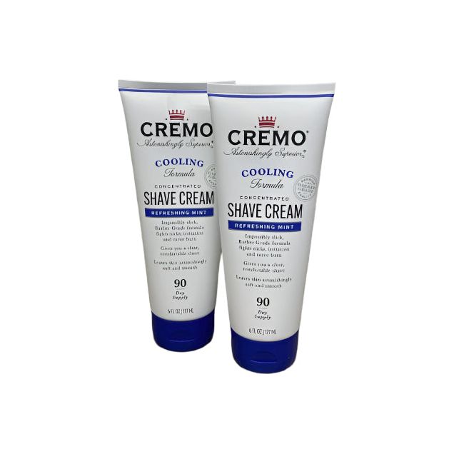 Cremo Refreshing Mint  Cooling Concentrated Shave Cream 6 Oz
