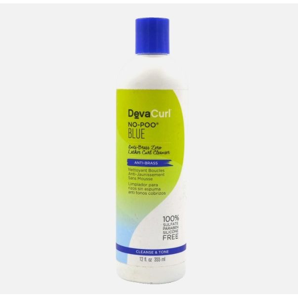 Devacurl Blue No-Poo Cleanser 12 oz