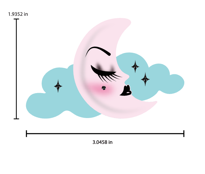 Luna Lullaby Brooch by Miss Fluff x Lipstick & Chrome