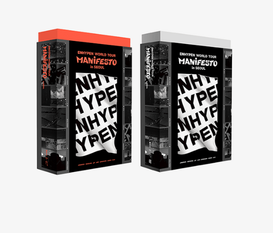 ENHYPEN World Tour - Manifesto In Seoul Digital Code + DVD