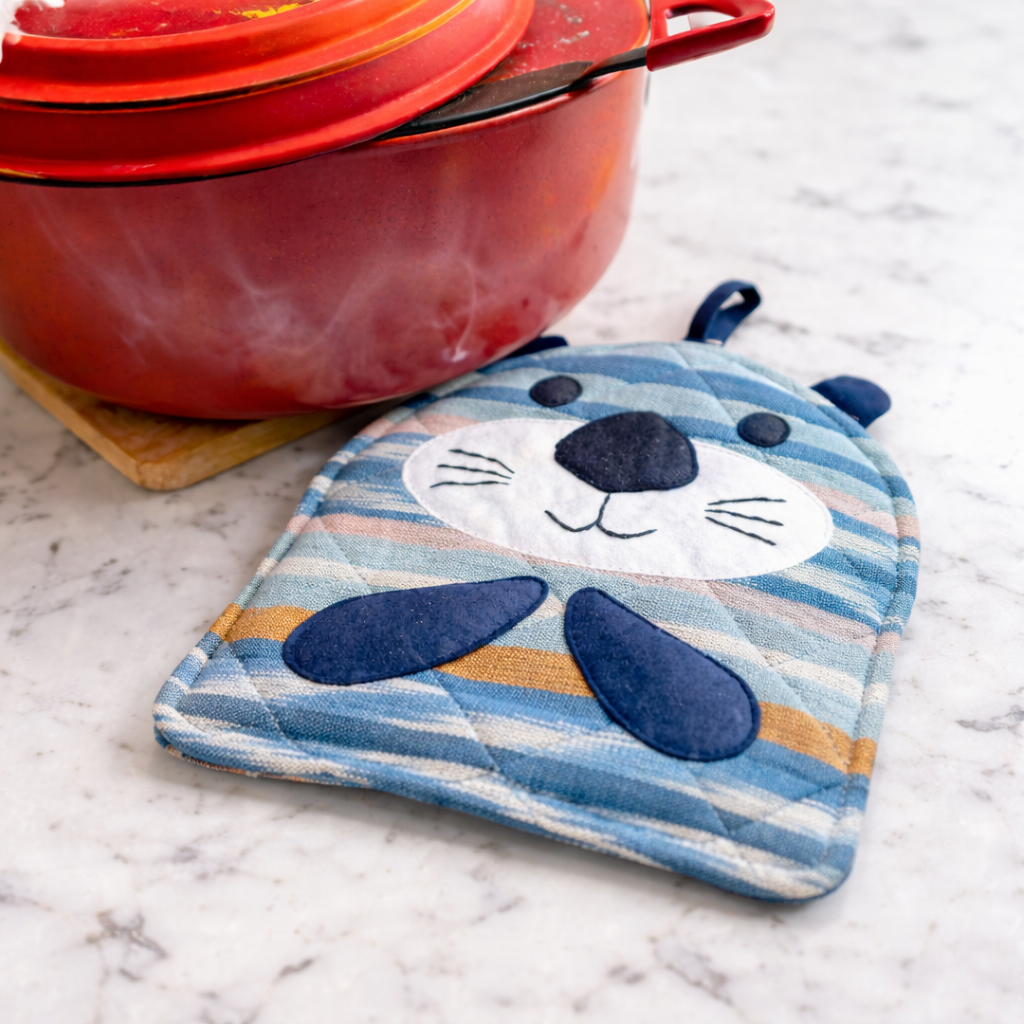 Sea Otter Pot Holder and Trivet