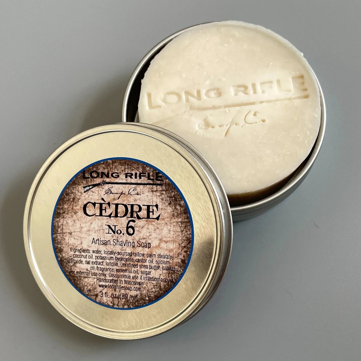 Long Rifle Soap Co. Cedre No.6 Shaving Collection