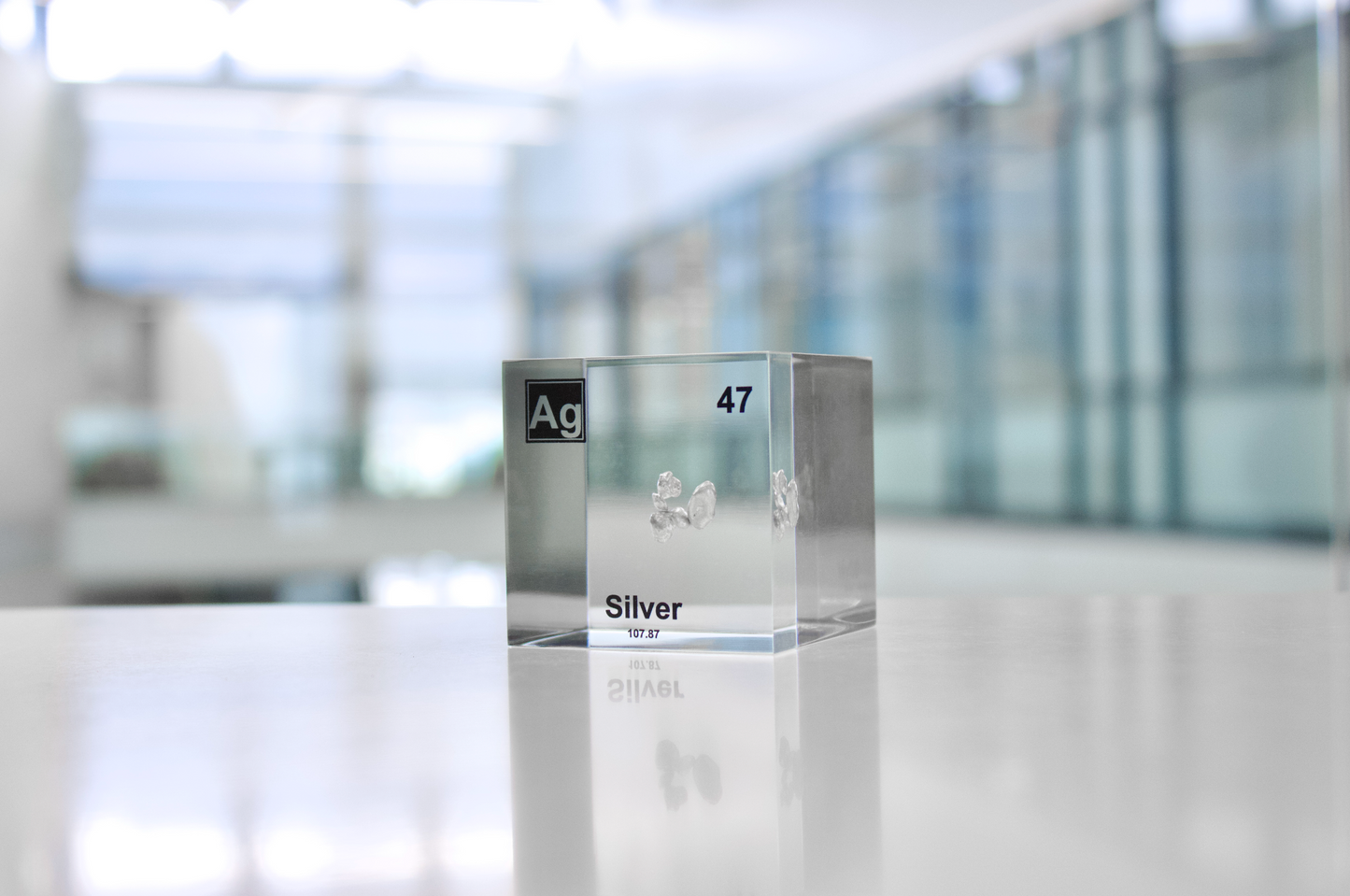 Silver Element Cube