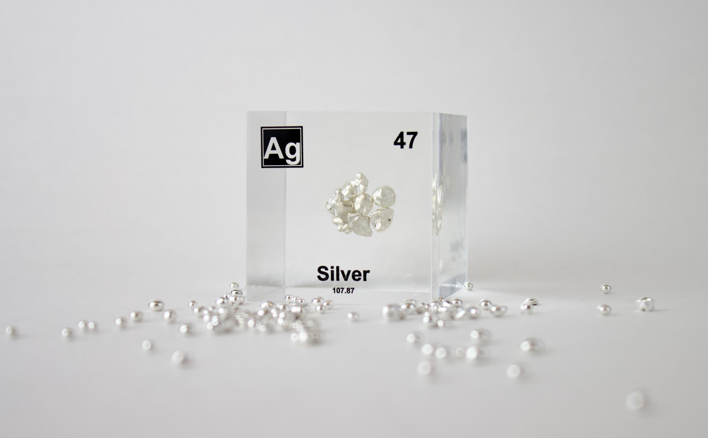 Silver Element Cube