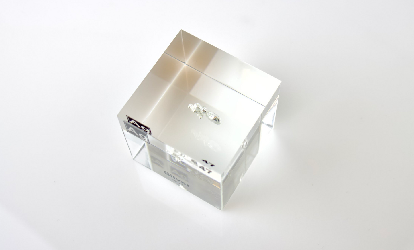 Silver Element Cube