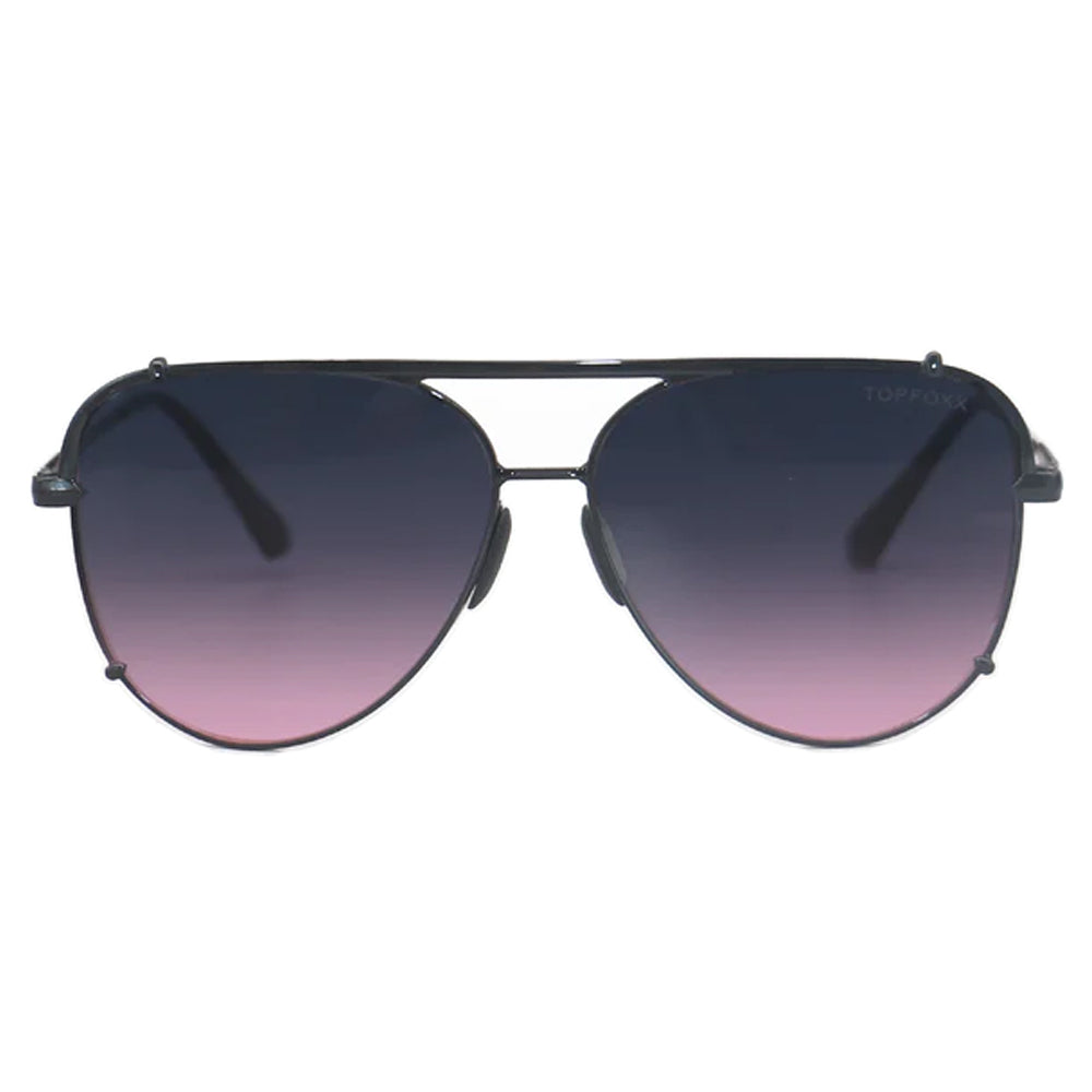 Smaller Cristina - Tangle Free - Faded Purple & Pink Aviator Sunglasses
