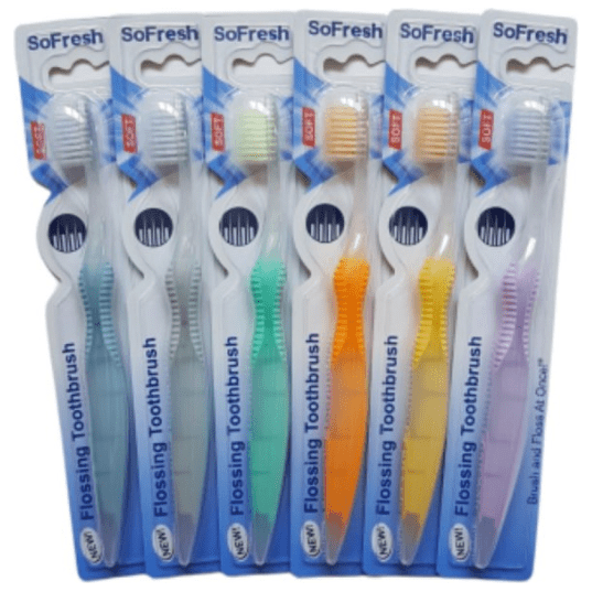 SoFresh Flossing Toothbrush Soft